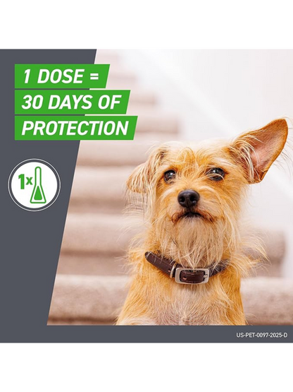 Frontline Plus for Small Dogs (5–22 lbs) – Flea & Tick Treatment | 3-Month Supply