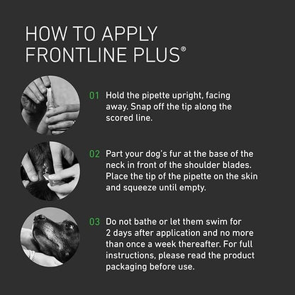 FRONTLINE Plus Flea & Tick Treatment for Small Dogs (2–10 kg) – 6 Pipettes